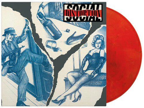 Social Distortion: Social Distortion - Limited 180-Gram Translucent Red, Black & White Marble Colored Vinyl { Vinyl }
